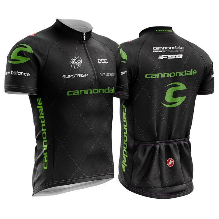 CANNONDALE BLACK CYCLING JERSEY FULL ZIP Lazada PH