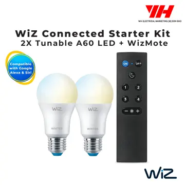 WiZ E27 LED Smart Lighting Tunable White and Colour Bulb (13W 2700-6500 K)  (1 Year