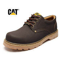 Caterpillar นุ่ม-Toe รองเท้าหนังรองเท้าคู่รักคลาสสิก Cowhide รองเท้าสำหรับทำงานสำหรับผู้ชายผู้หญิงJH