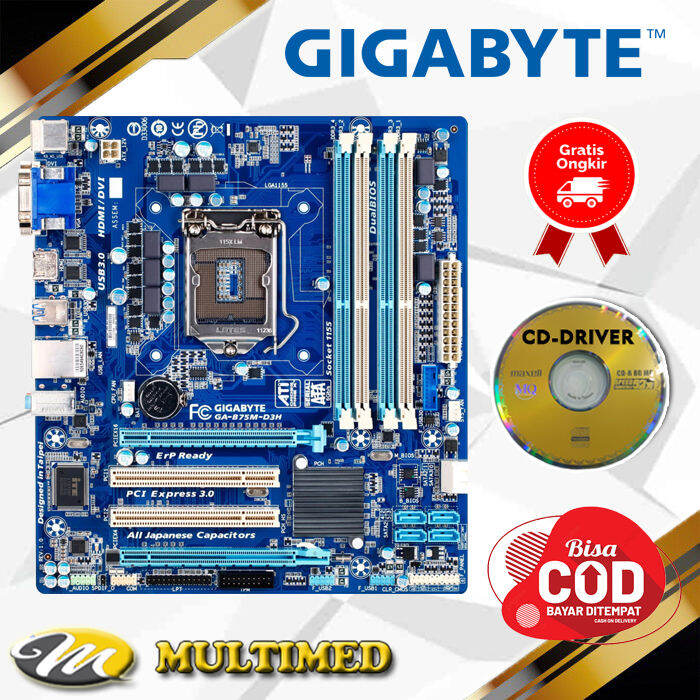 Mainboard Intel LGA 1155 B75 DDR3 4 SLOT RAM Lazada Indonesia