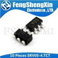 10pcs/lot SRV05-4.TCT SOT23-6 SRV05 Code: V05 SRV05-4 TVS Diode SOT23-6 WATTY Electronics