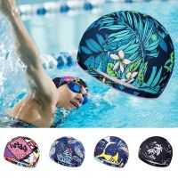 2022 New Soft Swimming Caps Waterproof Stretchable Ears Protection Long Hair Sports Swim Pool Hat Bathing Hat Adult Sport Hats Swim Caps