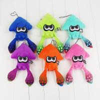 6ชิ้น/ล็อต25ซม. Splatoon Inkling Plush ตุ๊กตาการ์ตูนของเล่น Squid ตุ๊กตา Lime สีเขียวตุ๊กตาสัตว์จี้คริสต์มาสน่ารักของขวัญเด็ก