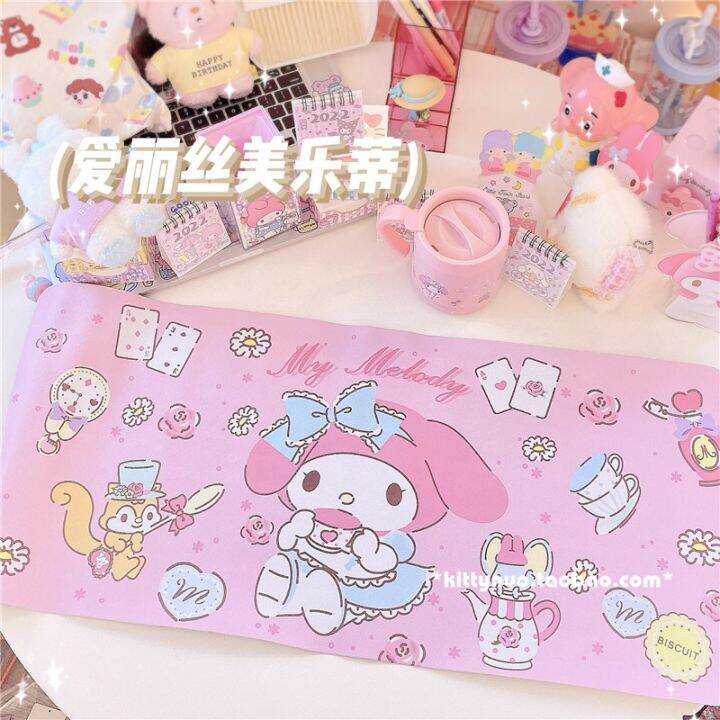 kawaii-sanrio-accessories-hello-kitty-melody-cinnamoroll-cute-cartoon-table-mat-anti-slip-anti-greasy-table-mat-mouse-pad-gift