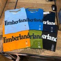 2023 New Fashion version Timberland American mens organic cotton signature letter round neck short-sleeved T-shirt A2BRN