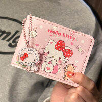 H Ello K Itty Cinnamoroll Pochacco ผู้ถือบัตร ID ใบอนุญาตขับรถเคสสร้างสรรค์สาว Kawaii กระเป๋าสตางค์ของขวัญวันเกิด