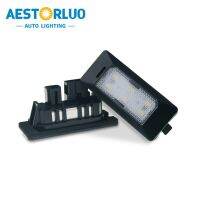 Aestorluo 2ชิ้น Canbus ป้ายทะเบียน Led สำหรับ A1 A3 A4 A5 A6 A7 Q3 Q5 Q7 Tt โคมไฟแผ่นตัวเลขสีขาวส่งตรงจากโรงงาน