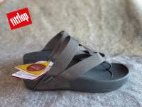 ลดกระหน่ำ FITFLOP ผู้ชาย SLING WEAVE TOE-THONGS รองเท้าเพื่อสุขภาพ สีเทาเท่ห์ๆสวยๆ สินค้าพร้อมจัดส่ง