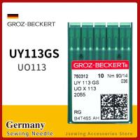 10ชิ้นเข็ม UY113GS / 2055/UO113สำหรับ Aksesoris Mesin Jahit หลายเข็ม750312สำหรับอุตสาหกรรม