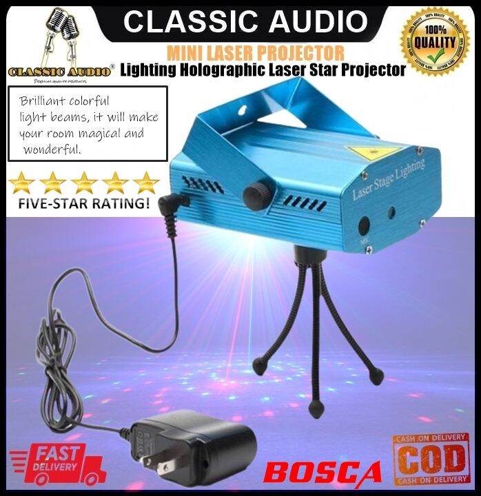 BOSCA Mini Laser Stage Lighting (XL09B/XL60B) Holographic Laser