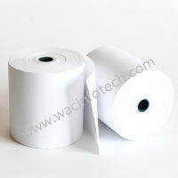 กระดาษความร้อนสำหรับพิมพ์ใบเสร็จและสลิปต่างๆ Thermal paper ขนาด 80x80 มม. กล่องละ 50 ม้วน (ไม่ใช่สติ๊กเกอร์)