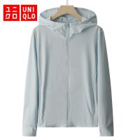 ℡▨ Uniqlo Jacket Airism UV Protection UPF 50 Mesh Sleeve Zip Hoodie Outdoor