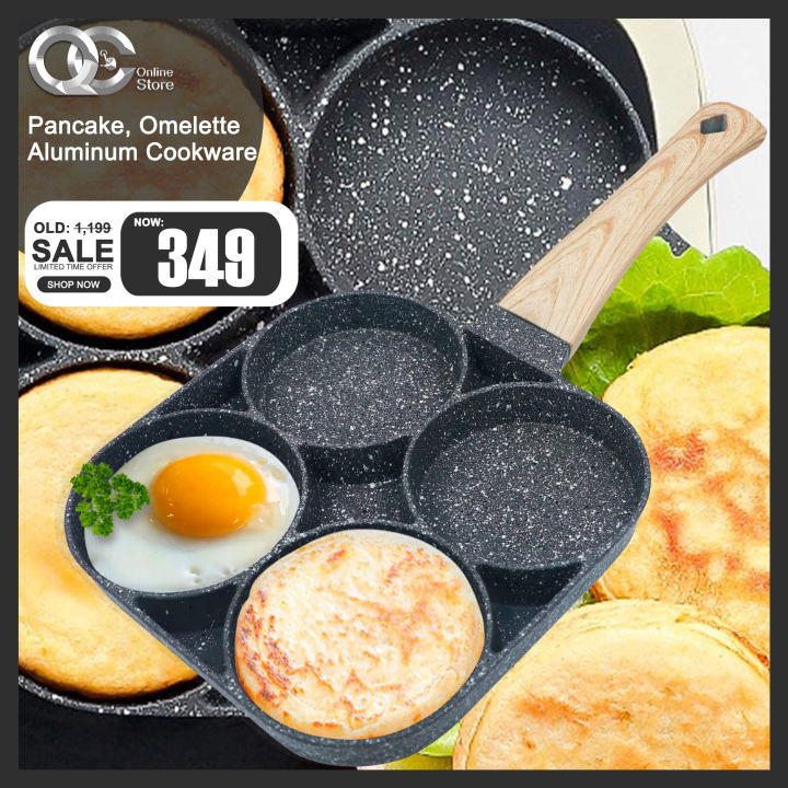 4-cup Egg Frying Pan Non Stick Egg Cooker Pan 4-cup Omelette Pan