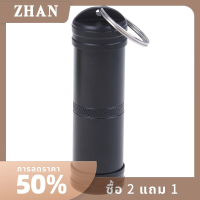 ZHAN 1PC Mini Waterproof Capsule ซีลขวดกลางแจ้ง EDC survival กล่องถังกรณี