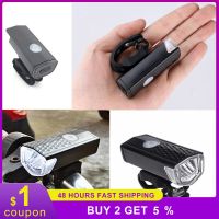 1/2Pcs Bike Bicycle Light USB LED Rechargeable Set MTB Road Bike Front Back Headlight Lamp Flashlight Cycling Accessories Lights Reflectors