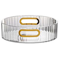 Clear Organizer for Spices, 360° Rotating Turntable Organization &amp; Storage Container Bins for Cabinet, Table,Pantry