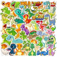 10/30/50PCS Cartoon Dinosaur Sticker New Childrens Sticker Water Skateboard Waterproof Childrens Toy Graffiti Sticker Wholesal