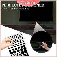 SHUIXINGZ 10PCS กาวในตัว สติกเกอร์ติดรถยนต์ แอลอีดี ลดแสงจ้า สติกเกอร์ปิดทึบ ทนทานต่อการใช้งาน อุปกรณ์อิเล็กทรอนิกส์ในครัวเรือน อุปกรณ์เสริมรถยนต์ สำหรับรถ