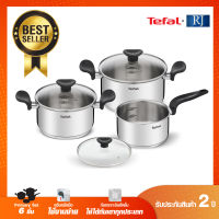 TEFAL ชุดหม้อสแตนเลส 6ชิ้น  Primary รุ่น E308S674