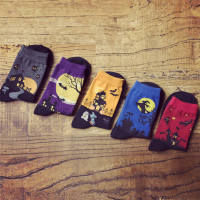 5 PairsLot Women Cotton Socks Halloween Harajuku cute Character Totoro Alien Novelty Design Funny Socks girl High Quality Socks