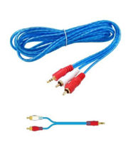 สายสัญญาณเสียง Stereo 3.5MM ออก 2 RCA (คละสี)