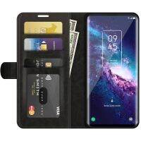 T810H Case for TCL 20 Pro 5G (6.7in) T810 Cover Wallet Card Stent Book Style Faux Leather Black T810s TCL20 20Pro 20 TCL20Pro