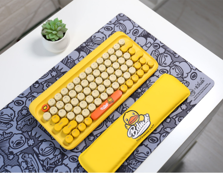 New Lofree B. Duck Dot Wireless bluetooth keyboard Small yellow duck