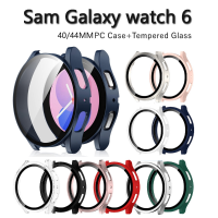 PC Case Glass for Samsung Galaxy Watch 6 5 40mm 44mm Screen Protector Full Cover On Watch6 Film Hard Frame Protective Cases