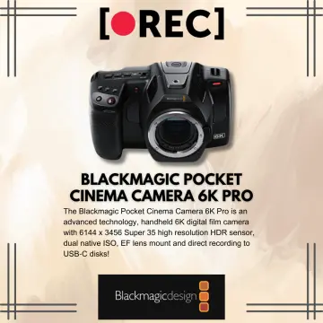 Blackmagic Design Pocket Cinema Camera 6K Pro CINECAMPOCHDEF06P