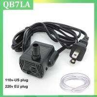 QB7LA Shop Ultra quiet 3W AC 220V 110V EU US plug Mini Water Pump Flow Rate Waterproof Brushless Water Filter for Fish Tank Fountain tools