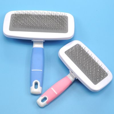【CC】 Dog Hair Removal Needle Combs Fur Cleaning Grooming Large Size Color Non-slip Pets Supplier Original