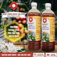 1 lít mật ong 100% nguyên chất hoa cafe, mật ong thật