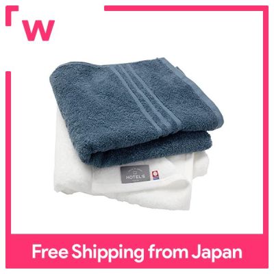 ผ้าเช็ดตัว Imabari ได้รับการรับรอง Hiorie Mini ผ้าเช็ดตัวประมาณชุด2แผ่นคละสีสำหรับโรงแรมโรงแรมขนาด45X100ซม. ผ้าคอตตอน01 100% ซึมน้ำได้ทนทานแบบเรียบผลิตในแบรนด์ Imabari ของญี่ปุ่น