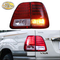 SNCN ไฟท้ายรถ LED สำหรับ Toyota Land Cruiser FJ100 LC100 1998-2007สัญญาณไฟเลี้ยวด้านหลังไฟเดย์ไลท์เบรกอุปกรณ์เสริมรถยนต์กันน้ำ