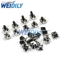 20PCS Momentary Tactile Tact Push Button Switch Right Angle Horizontal holder With Stent 6x6x4.3/5/6/7/8/9/10/11/12/mm 6x6x4.3/5