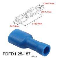 Fdfd1.25-187 1.25-250 2-187 2-250 5.5-250ฉนวนตัวเมียฉนวนไฟฟ้าขั้วต่อขั้วต่อสายไฟ