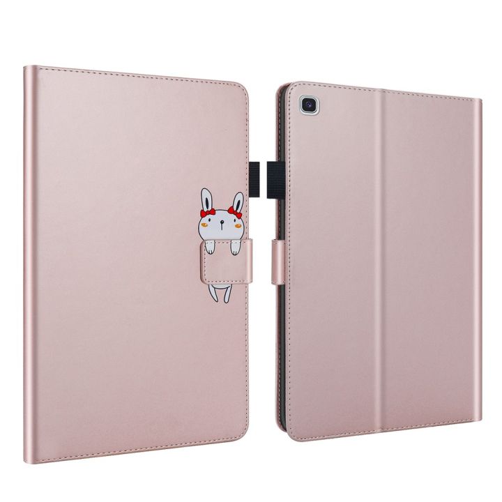 เคสหนัง-pu-แบบพับได้พร้อมช่องใส่บัตรสําหรับ-samsung-galaxy-tab-s6-lite-10-4-นิ้ว-sm-p610-sm-p615