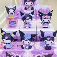 Sanrio Kuromi Trick Or Treat Series Blind Box Melody Anime Figure Surprise Mystery Guess Bag Kawaii Model Children Cute Toy Gift