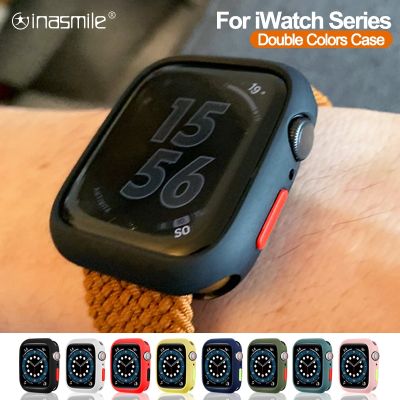 ☂ Kolorowy silikonowy pokrowiec na Apple Watch Series 6 SE 5 4 40mm 44mm śliczny pokrowiec na iWatch Series 3 2 1 38mm 42mm futerał ochronny