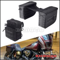 【LZ】 Motorcycle Club Style Essential Saddlebag Escape Bags   Thug Style T-bar Handlebar Bag For Harley Dyna Sportster Custom Classic