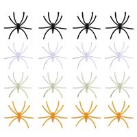 【LZ】¤❅✴  Aranha artificial preta para o dia das bruxas 50pcs aranha plástico falso falsa aranha decoração do partido complicado halloween