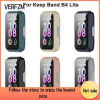 VERFZM SHOP เคสคลุมเแข็งเคสพีซีปกป้องป้องกันทุกส่วน + กันชนนิรภัยปกป้องหน้าจอสำหรับ Keep Band B4 Lite สมาร์ทวอท์ช