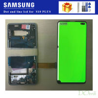 จอ LCD สำหรับ Samsung Galaxy S10 G973F,จอทัชสกรีนดิจิไทเซอร์จอสัมผัสสำหรับ S10 + S10 Plus G975F G975