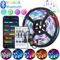 led strip lights 1M-30M Flexible Not Waterproof Ribbon ws2812b/5050 Bluetooth RGB TV USB Desktop Screen 5V BackLight Diode Tape