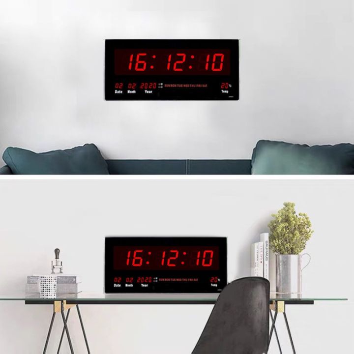 โปรแรง-นาฬิกาติดผนัง-led-digital-clock-นาฬิกาแขวนดิจิตอล-นาฬิกาแขวน-นาฬิกาตั้งโต๊ะ-นาฬิกาแขวนผนัง-นาฬิกาดิจิตอล-สุดคุ้ม-นาฬิกา-นาฬิกา-แขวน-นาฬิกา-ติด-ผนัง-นาฬิกา-แขวน-ผนัง