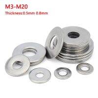 304 A2 Stainless Steel Flat Washer M3 M4 M5 M6 M8 M10 M12 M14 M16 M18 M20 M24 Metal Flat Washers