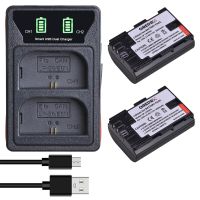 ZZOOI 2000mAh LP-E6N LP-E6 Battery and Charger for Canon EOS R7 R5 R6 R5C EOS R 90D 80D 70D 60Da 60D 7D Mark II 6D  5DS R