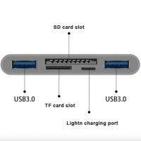 อุปกรณ์เสริมศัพท์ Usb Multiport Hub Data Converter Universal Usb-C Hub สำหรับ สำหรับ Apple Ios 13ศัพท์มือถือ Converter