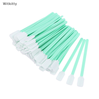 Witkitty 50pcs ทำความสะอาดเครื่องมือ Eco solvent Foam ปลายทำความสะอาด Swab cleaning sticks