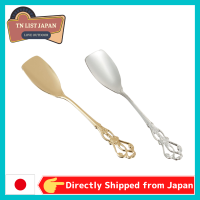 【จัดส่งตรงจากญี่ปุ่น】 Nagao Tsubame Sanjo Lassere Ice Spoon 13.6Cm Gold Plated/silver Plated Made In Japan, Top Japansese Outdoor Brand, Camp Goods,BBQ Goods,สินค้าสำหรับกิจกรรมกลางแจ้ง,สินค้ากลางแจ้งคุณภาพสูงเพลิดเพลินกับธรรมชาติ